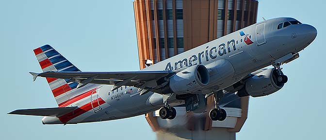 American Airbus A319-112 N746UW, Phoenix Sky Harbor, September 25, 2016